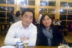 Первый секретарь комитета Коммунистической партии Китая товарищ Чжао ЛяньЦзюнь и Ольга Романова