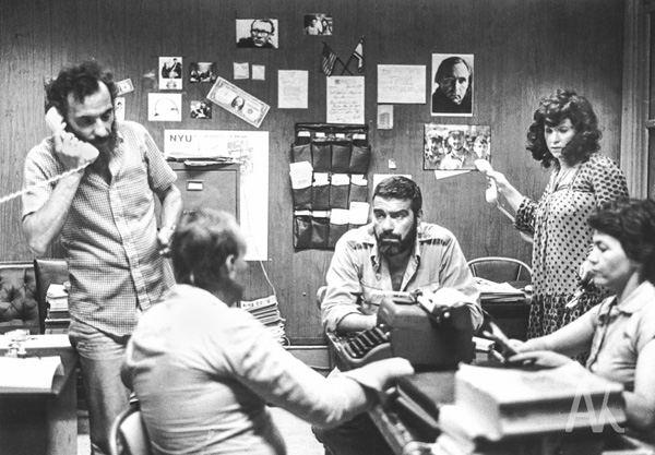 В редакции газеты «Новый американец», 1980 год. Фотография Нины Аловерт